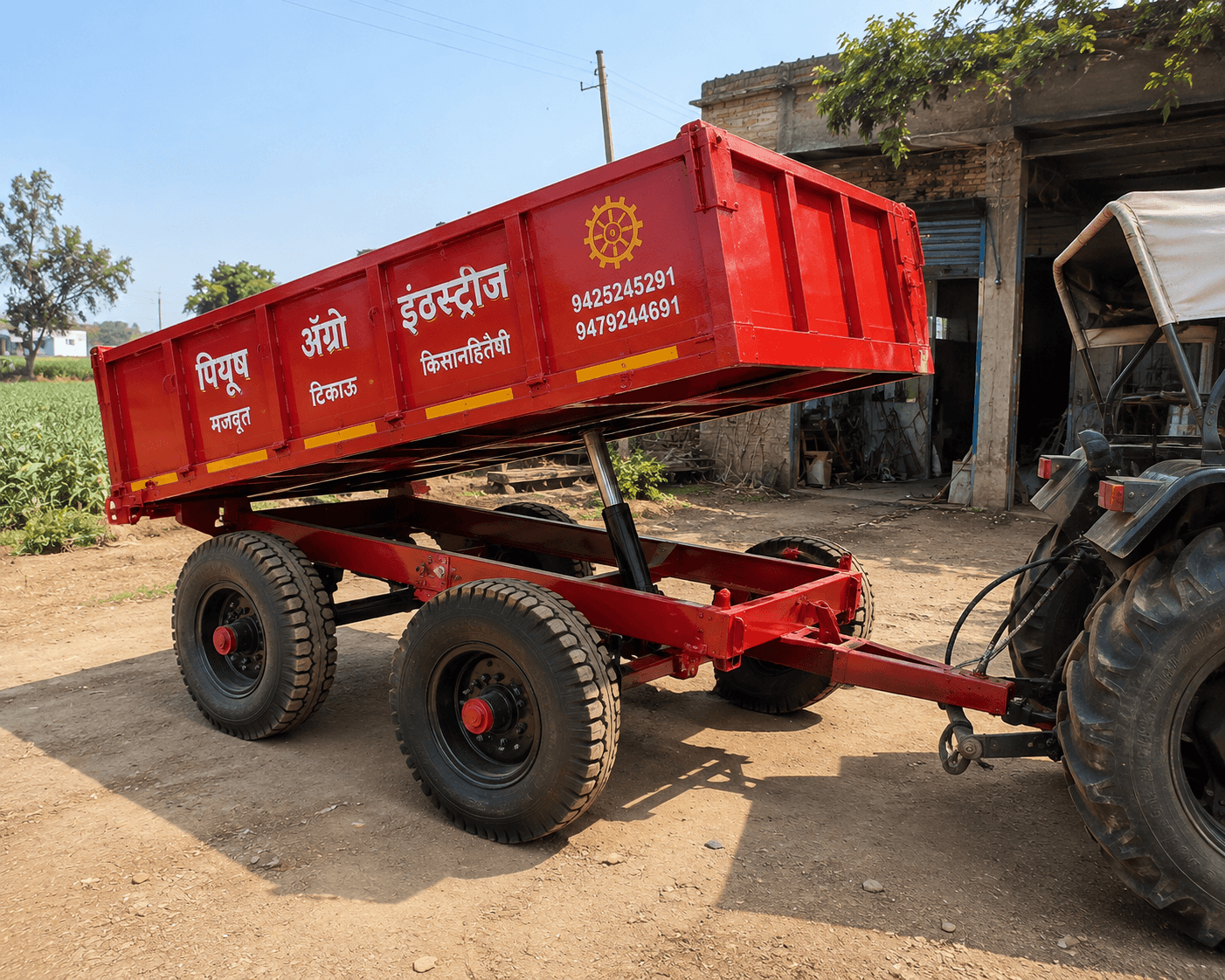 Piyush Agro Industries Customize Low Bed Trailer in Rajnandgaon, Chhattisgarh