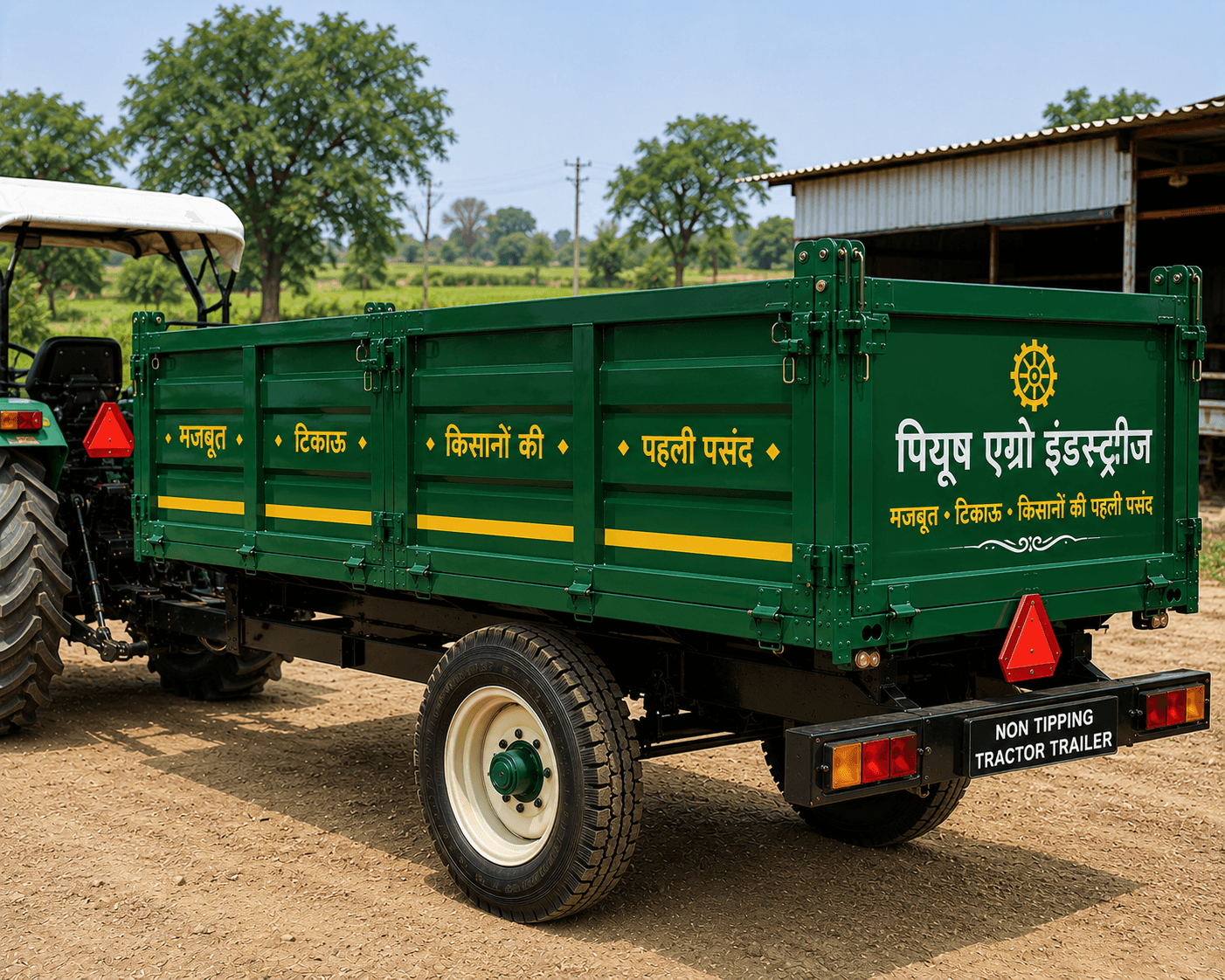 Piyush Agro Industries Tractor Tipping Trailer in Rajnandgaon, Chhattisgarh