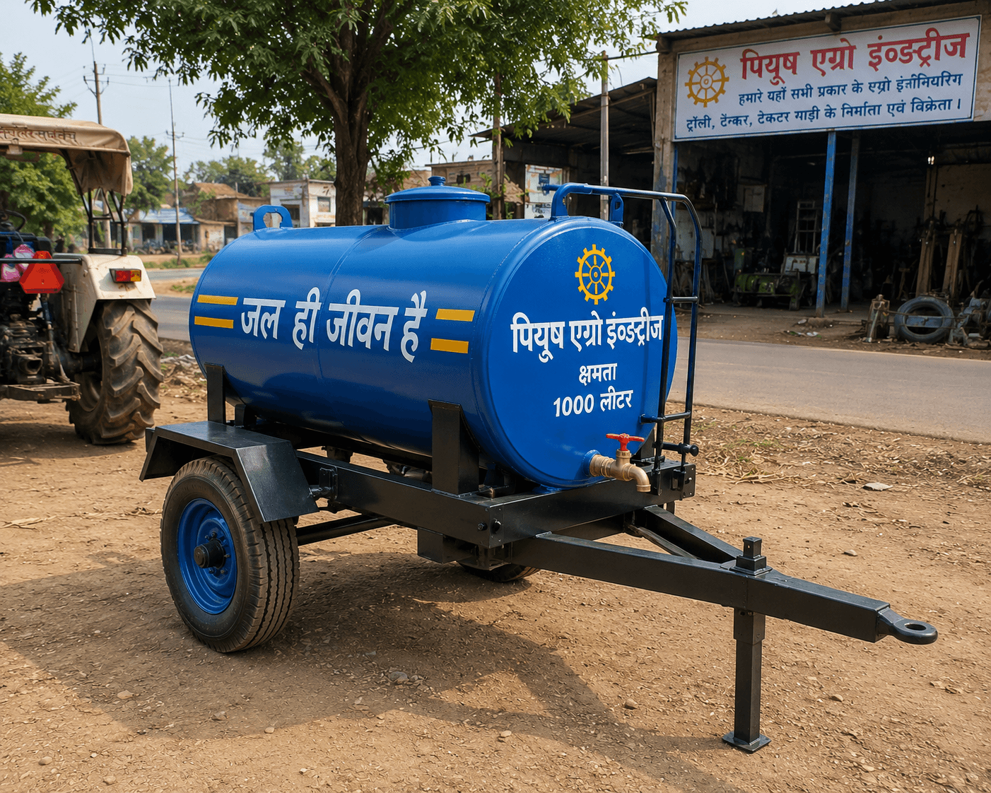 Piyush Agro Industries Water Tanker Trailer